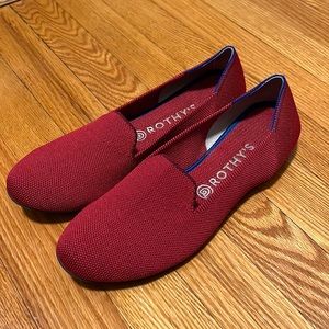 Rothy’s Retired Dark Red Loafers